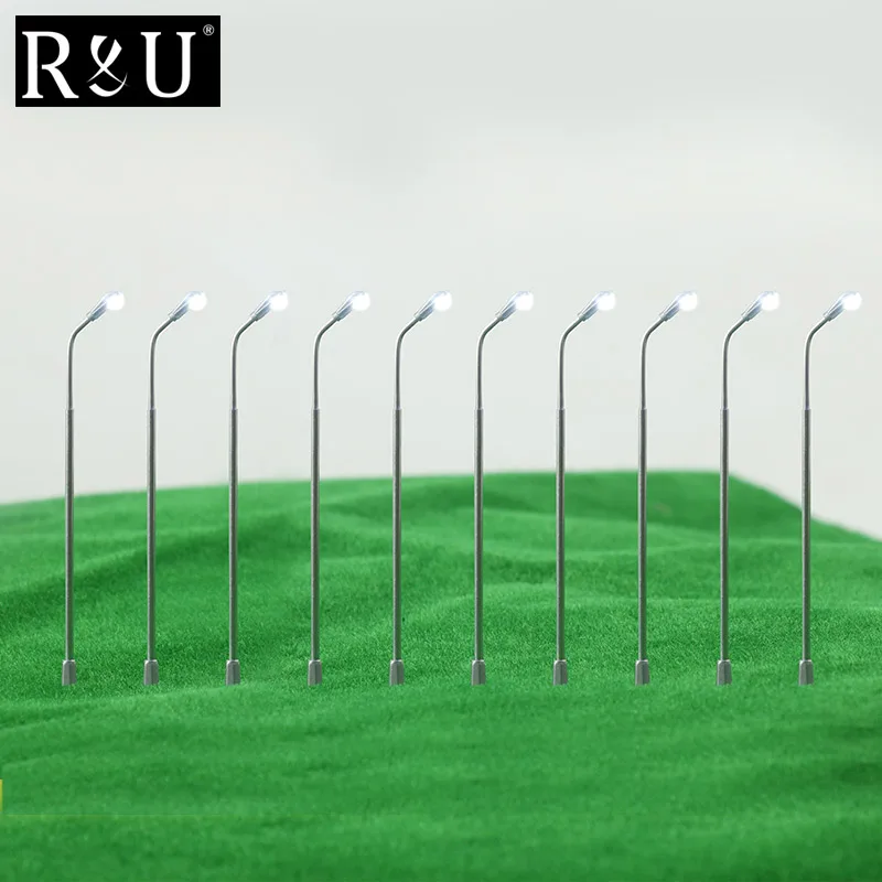 10pcs 3V HO Scale 1:150 Mini Lamp Post Street LEDs Lights For Miniatures Model Train Railway Railroad Layout Accessories
10pcs 3V HO Scale 1:150 Mini Lamp Post Street LEDs Lights For Miniatures Model Train Railway Railroad Layout Accessories