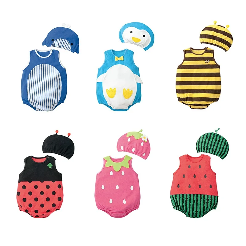 Рождественский комплект одежды для малышей Комбинезон с рисунком маленьких