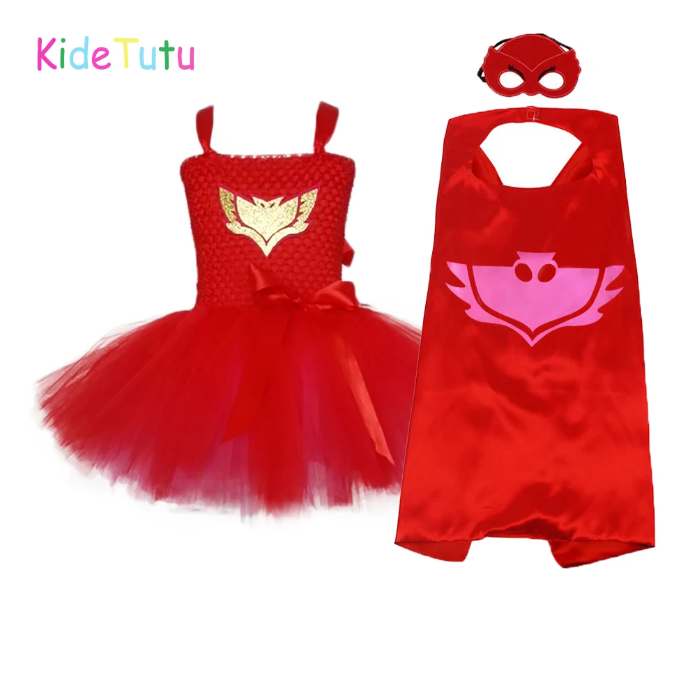 Evening Super Hero Owl Tutu Dress For Girls With Cape Set Children Back To School Halloween Happy Purim Thanksgiving Costume
Evening Super Hero Owl Tutu Dress For Girls With Cape Set Children Back To School Halloween Happy Purim Thanksgiving Costume
