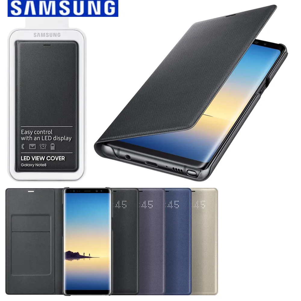 100% Original official SAMSUNG Galaxy Note8 N950F LED View Smart Wallet Cover Case Blue Black purple gold EF-NN950P
100% Original official SAMSUNG Galaxy Note8 N950F LED View Smart Wallet Cover Case Blue Black purple gold EF-NN950P
