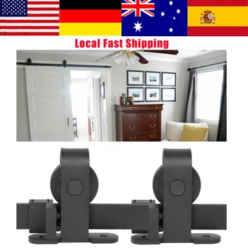 2M Barn Sliding Wood Door Hardware Set Stainless Steel Slide Rail Antique Track System Top Mount Hanger Track Rail Hardware Hot
2M Barn Sliding Wood Door Hardware Set Stainless Steel Slide Rail Antique Track System Top Mount Hanger Track Rail Hardware Hot