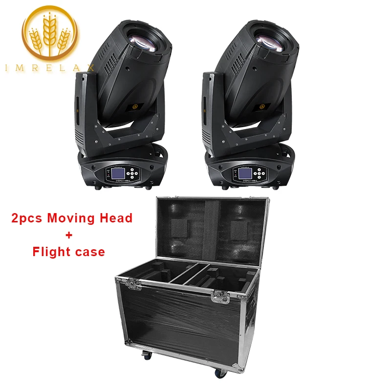 IMRELAX 2pcs Beam Spot Zoom LED 300W Moving Head Light Double Prism Rotation Lyre LED Moving Head Stage Light with Flight Case
IMRELAX 2pcs Beam Spot Zoom LED 300W Moving Head Light Double Prism Rotation Lyre LED Moving Head Stage Light with Flight Case