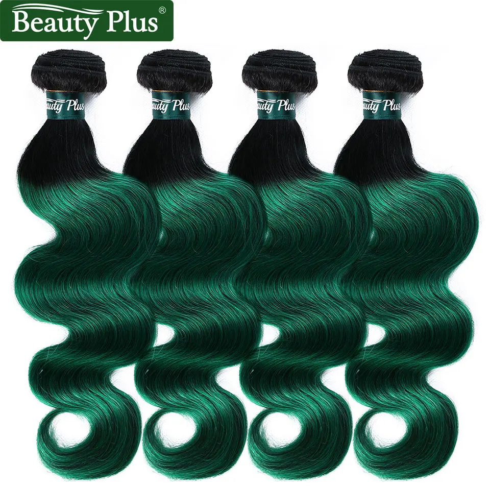 Beauty Plus Two Tones 1B Green Brazilian Hair Weave 4 Bundles Ombre Green Human Hair Body Wave Extensions Pre-Colored Non Remy
Beauty Plus Two Tones 1B Green Brazilian Hair Weave 4 Bundles Ombre Green Human Hair Body Wave Extensions Pre-Colored Non Remy