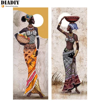 DIADIY Needlework Diamond Painting African woman Diamond Embroidery full round Drill Rhinestone Mosaic Picture Home Decoration
DIADIY Needlework Diamond Painting African woman Diamond Embroidery full round Drill Rhinestone Mosaic Picture Home Decoration