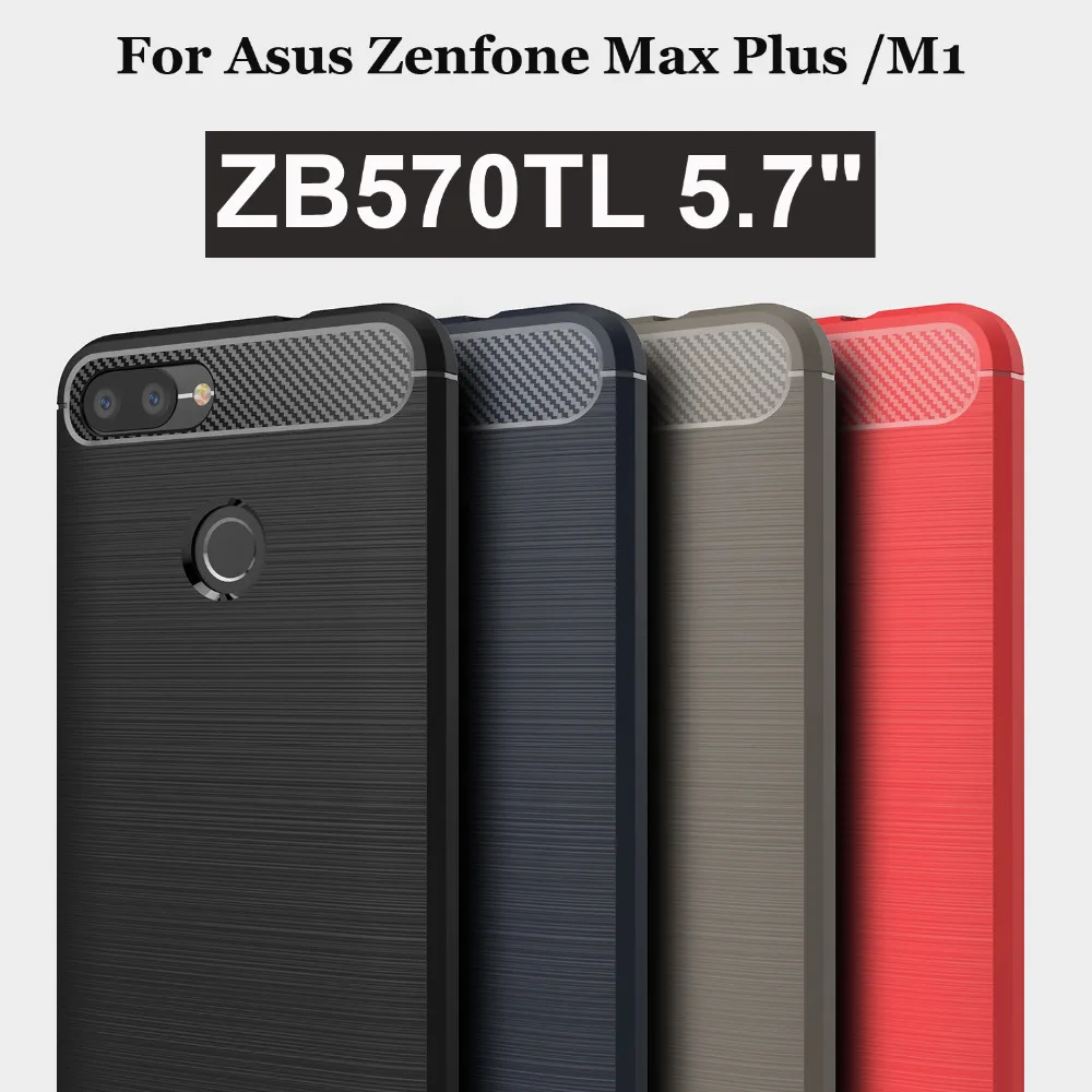 Мягкий чехол для Asus Zenfone max plus m1 ZB570TL противоударный матовый сумка оболочка Чехлы
