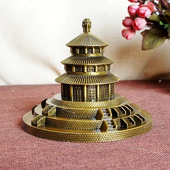 ERMAKOVA Metal Beijing Temple of Heaven Park Figurine World Famous Building Architecture Model Home Desktop Decoration
ERMAKOVA Metal Beijing Temple of Heaven Park Figurine World Famous Building Architecture Model Home Desktop Decoration