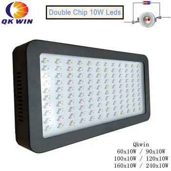 Qkwin Double chip 1200W LED Grow Light 120x10W Full Spectrum LED Grow Lights For Indoor Plants Flowering And Growing
Qkwin Double chip 1200W LED Grow Light 120x10W Full Spectrum LED Grow Lights For Indoor Plants Flowering And Growing