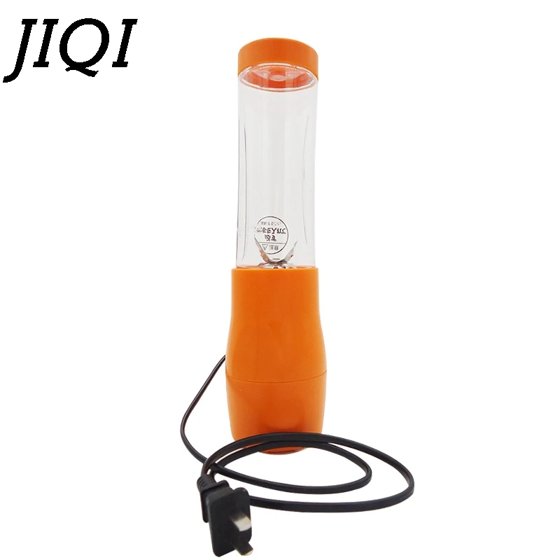 JIQI Mini Portable Electric Juicer Cup Mixer Smoothie Maker Electric Fruit Juice Extractor Pocket Sports Bottle Blender 110/220V
JIQI Mini Portable Electric Juicer Cup Mixer Smoothie Maker Electric Fruit Juice Extractor Pocket Sports Bottle Blender 110/220V