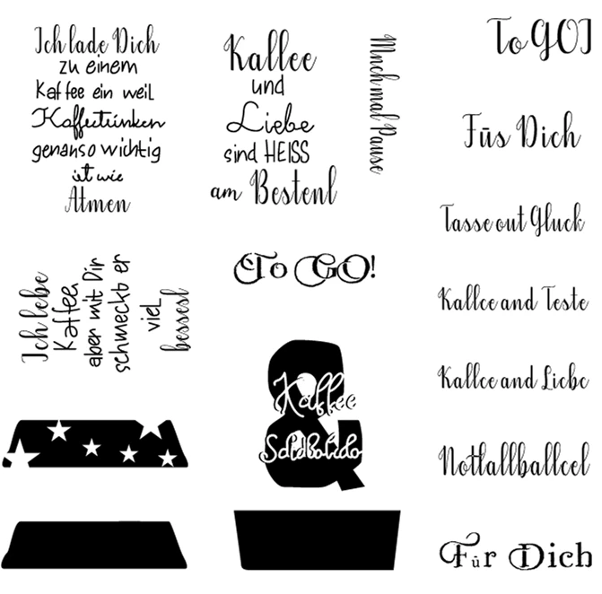 German stamp Clear Stamp for Scrapbooking Transparent Silicone Rubber DIY Photo Album Decor A157
German stamp Clear Stamp for Scrapbooking Transparent Silicone Rubber DIY Photo Album Decor A157