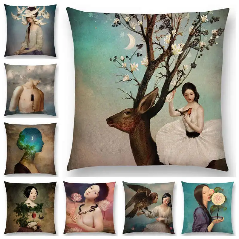 New Elegant lady cute girl Shakespeare imagine Fantasy oil painting dreamy feeling fable fate Thorw Pillow Case Cushion Cover
New Elegant lady cute girl Shakespeare imagine Fantasy oil painting dreamy feeling fable fate Thorw Pillow Case Cushion Cover