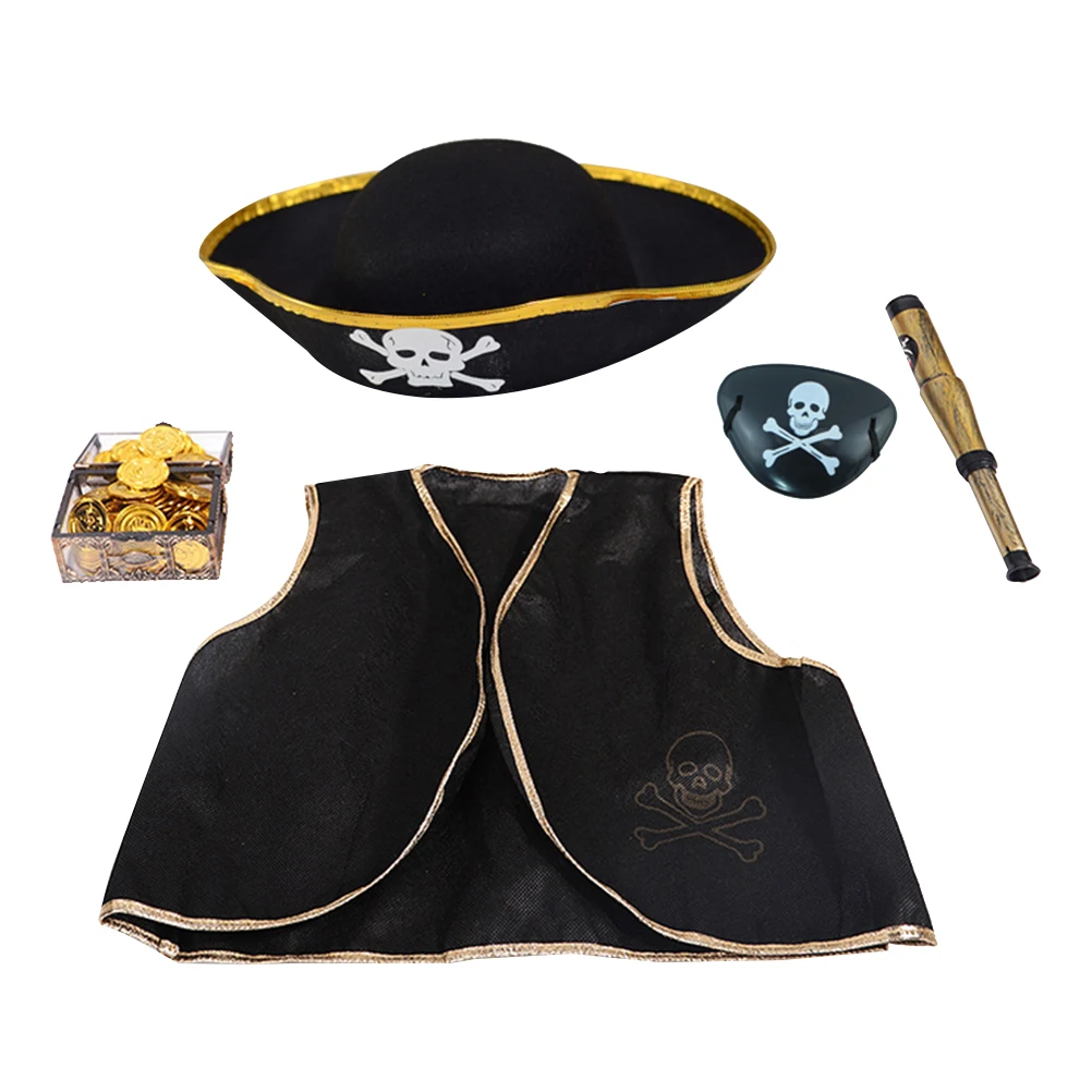 15 Pcs Pirate Dress Up Set Halloween Novelty Funny Cosplay Costume Party Accessory Set Pirate Accessories for Teens Kids
15 Pcs Pirate Dress Up Set Halloween Novelty Funny Cosplay Costume Party Accessory Set Pirate Accessories for Teens Kids