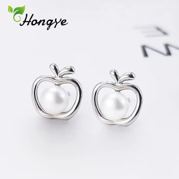Hongye Sterling Silver 925 Stud Earrings for Women Hollow Apple Shaped Real Pearl Personalized Girls Sweet Ear Nails Fashion
Hongye Sterling Silver 925 Stud Earrings for Women Hollow Apple Shaped Real Pearl Personalized Girls Sweet Ear Nails Fashion