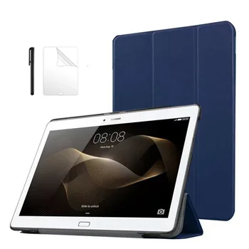 Slim Flip PU Leather Case for Huawei MediaPad M3 Lite 10 protective cove for BAH-W09 BAH-AL00 10.1 inch tablet case+FILM+PEN
Slim Flip PU Leather Case for Huawei MediaPad M3 Lite 10 protective cove for BAH-W09 BAH-AL00 10.1 inch tablet case+FILM+PEN