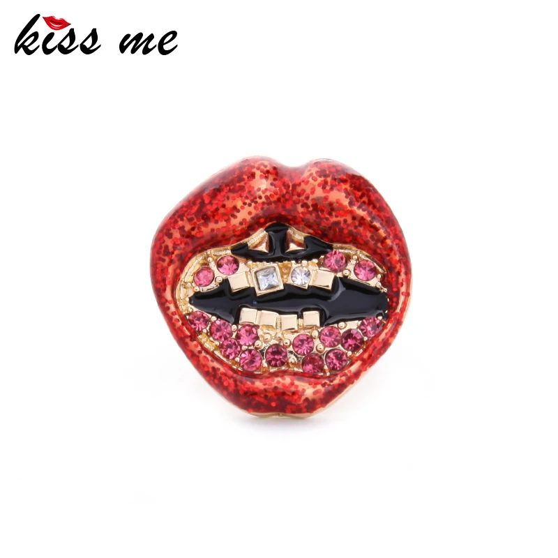 KISS ME Personalized Red Resin Crystal Enamel LIP Female Ring Unique Fashion Rings for Women Brand Jewelry
KISS ME Personalized Red Resin Crystal Enamel LIP Female Ring Unique Fashion Rings for Women Brand Jewelry