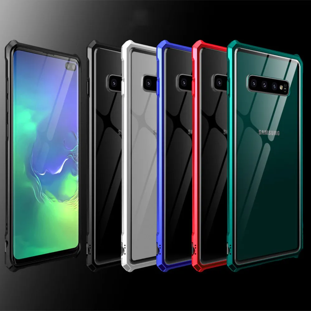Professional Mobile Phone Aluminium Metal Frame+Glass Back Screen Protector Case Cover For Samsung Galaxy S10 S10+Plus S10E
Professional Mobile Phone Aluminium Metal Frame+Glass Back Screen Protector Case Cover For Samsung Galaxy S10 S10+Plus S10E