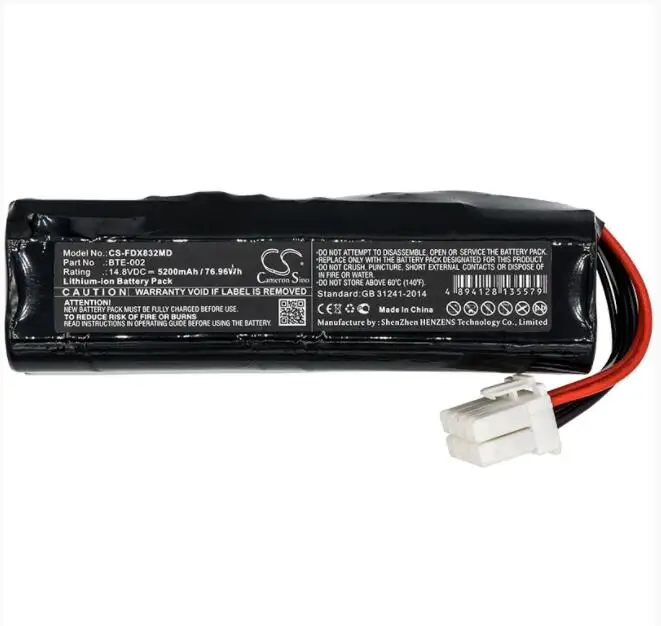 Аккумулятор Cameron Sino 5200mAh для FUKUDA Denshi FX-8322 ECG FX-8322R FCP-8321 FCP-8453
Аккумулятор Cameron Sino 5200mAh для FUKUDA Denshi FX-8322 ECG FX-8322R FCP-8321 FCP-8453