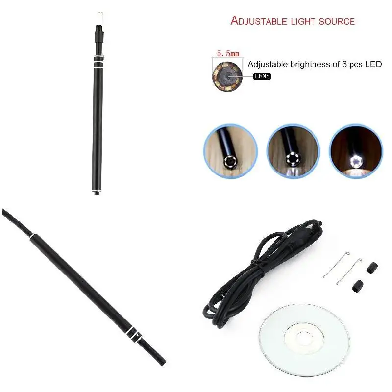 New 2-in-1 HD Visual USB Ear Spoon Cleaning Endoscope Earpick with Mini Camera Ear Care Tool Kit DOM668
New 2-in-1 HD Visual USB Ear Spoon Cleaning Endoscope Earpick with Mini Camera Ear Care Tool Kit DOM668