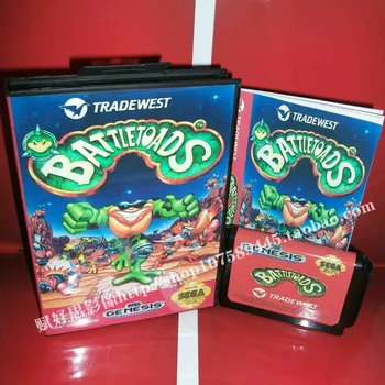 Sega MD game - Battletoads with Box and Manual for 16 bit Sega MD game Cartridge Megadrive Genesis system
Sega MD game - Battletoads with Box and Manual for 16 bit Sega MD game Cartridge Megadrive Genesis system