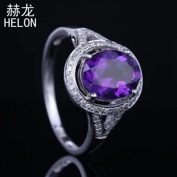 Flawless 10x8mm Oval Cut Genuine Amethyst 925 Sterling Silver Ring Natural Diamonds Engagement Wedding Ring Women Trendy Jewelry
Flawless 10x8mm Oval Cut Genuine Amethyst 925 Sterling Silver Ring Natural Diamonds Engagement Wedding Ring Women Trendy Jewelry