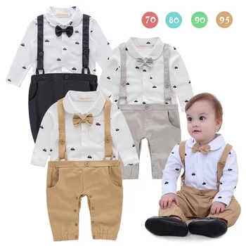 New 2018 Baby Boys Romper Children Clotheing Sets Kids Clothes Boys Gentleman Rompers Ship Pattern 4pieces/lot
New 2018 Baby Boys Romper Children Clotheing Sets Kids Clothes Boys Gentleman Rompers Ship Pattern 4pieces/lot