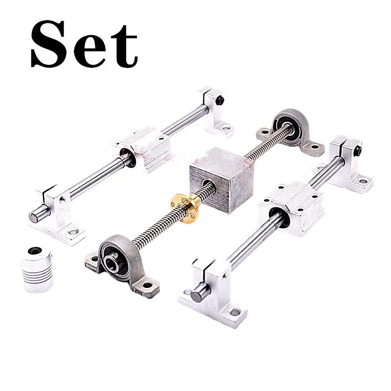 HOT sale 3D Printer guide rail sets T8 Lead screw length 500mm + linear shaft 8*500mm + KP08 SK8 SC8U + nut housing +coupling
HOT sale 3D Printer guide rail sets T8 Lead screw length 500mm + linear shaft 8*500mm + KP08 SK8 SC8U + nut housing +coupling