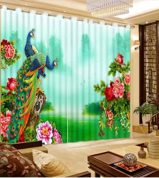 High-precision Luxury Chinese Curtains Photo peacock Blackout Curtains For The Living Room Bedroom Wedding room Drapes New
High-precision Luxury Chinese Curtains Photo peacock Blackout Curtains For The Living Room Bedroom Wedding room Drapes New