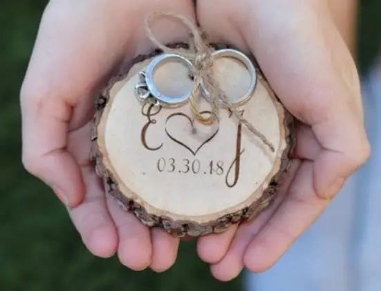 personalize rustic Wedding wood slice Ring Bearer Box customize names date Ring Holder Nature Wooden Ring Box For Engagement
personalize rustic Wedding wood slice Ring Bearer Box customize names date Ring Holder Nature Wooden Ring Box For Engagement