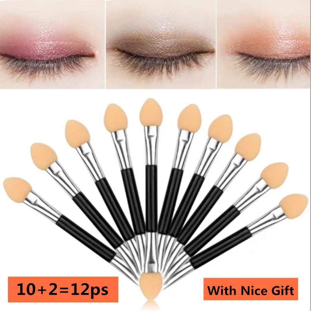 12pcs Eye Shadow Applicator Pro Eye Shadow Sponge Applicator Make Up Portable Eye Shadow Brushes Nail Powder Brush Tool
12pcs Eye Shadow Applicator Pro Eye Shadow Sponge Applicator Make Up Portable Eye Shadow Brushes Nail Powder Brush Tool