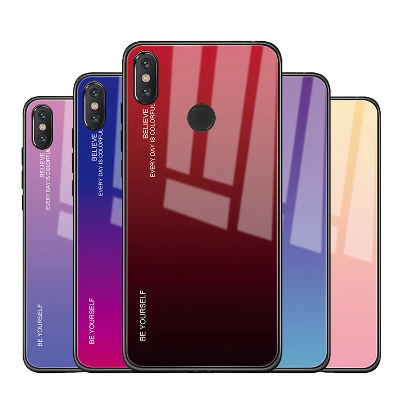 Gradient Tempered Glass Case For Xiaomi Mi A2 Lite 8 A1 9 Mi8 Mi6 Mi6X Mi5X Pocophone F1 Redmi Note 7 5 6 Pro 6A Phone Cases
Gradient Tempered Glass Case For Xiaomi Mi A2 Lite 8 A1 9 Mi8 Mi6 Mi6X Mi5X Pocophone F1 Redmi Note 7 5 6 Pro 6A Phone Cases