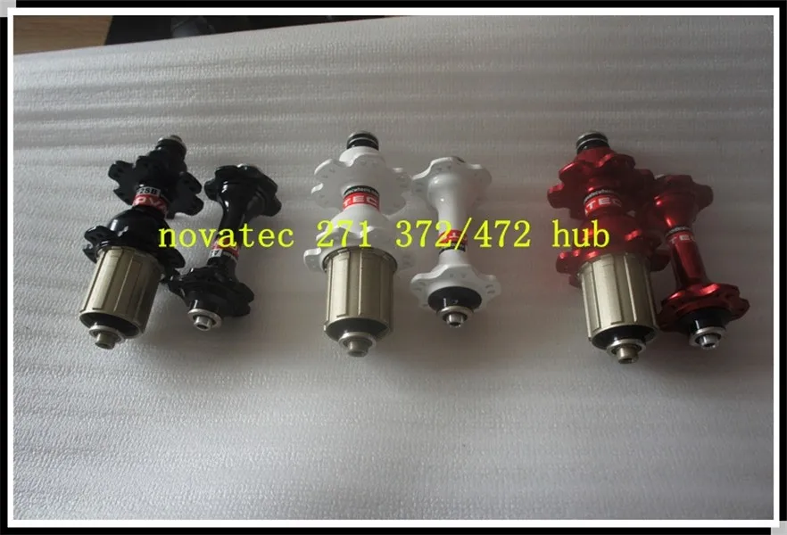 Ultralight Novatec hubs A271SB-F372SB 20-24holes weight 374g a pair campy shima 8/9/10/11 color black red white color available
Ultralight Novatec hubs A271SB-F372SB 20-24holes weight 374g a pair campy shima 8/9/10/11 color black red white color available