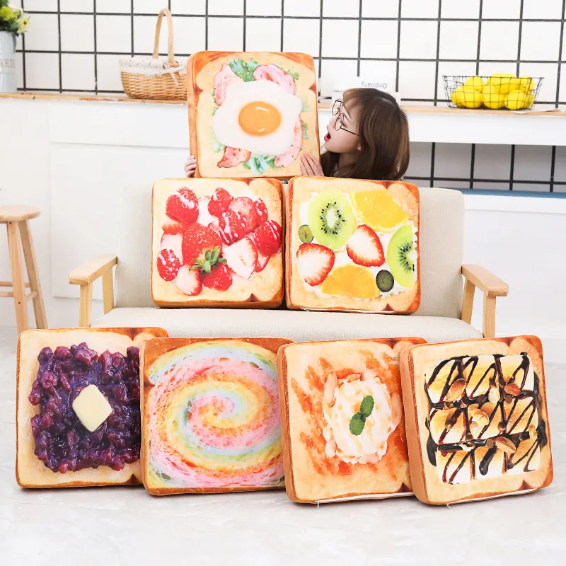 Printing Food Plush Pillow Chair Seat Cushion Back Rest Stuffed Fried Egg Fruit Cream Tomato Strawberry Soft Throw Pillows
Printing Food Plush Pillow Chair Seat Cushion Back Rest Stuffed Fried Egg Fruit Cream Tomato Strawberry Soft Throw Pillows