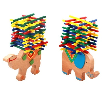 Baby Wooden Toy Educational animal Balancing Blocks Elephant/Camel Building Blocks Balance Game Montessori Blocks Gift For Child
Baby Wooden Toy Educational animal Balancing Blocks Elephant/Camel Building Blocks Balance Game Montessori Blocks Gift For Child
