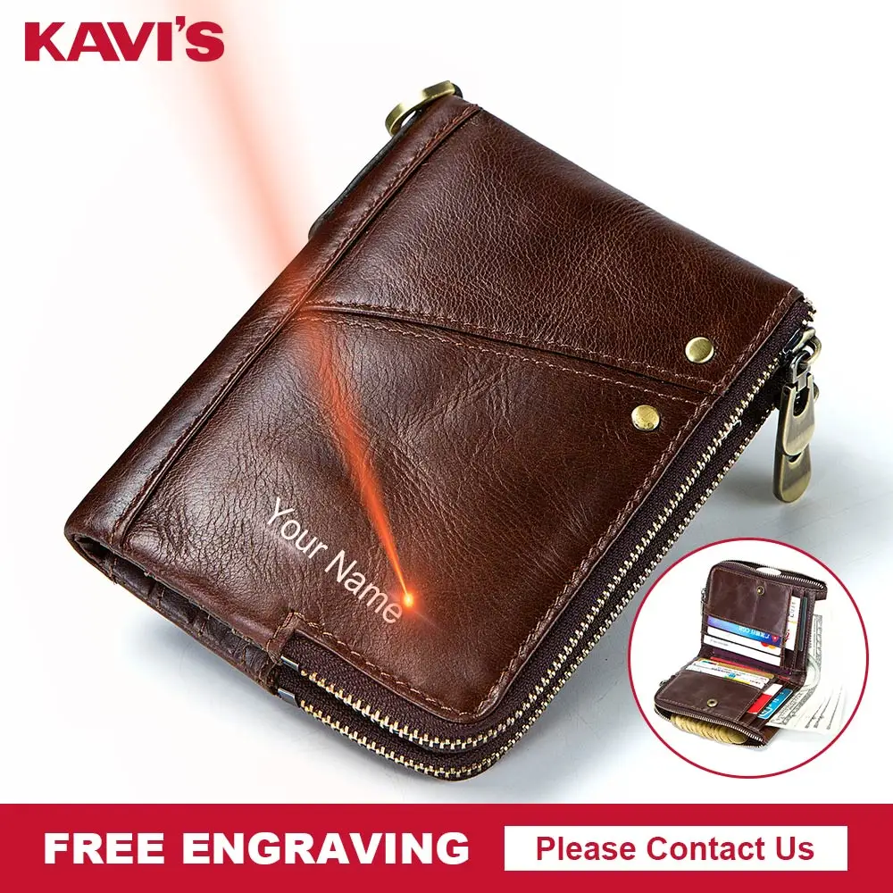 KAVIS Rfid 100% Genuine Leather Crazy Horse Leather Wallet Men Small Walet Portomonee Male Cuzdan Short Mini Handy Coin Purse
KAVIS Rfid 100% Genuine Leather Crazy Horse Leather Wallet Men Small Walet Portomonee Male Cuzdan Short Mini Handy Coin Purse