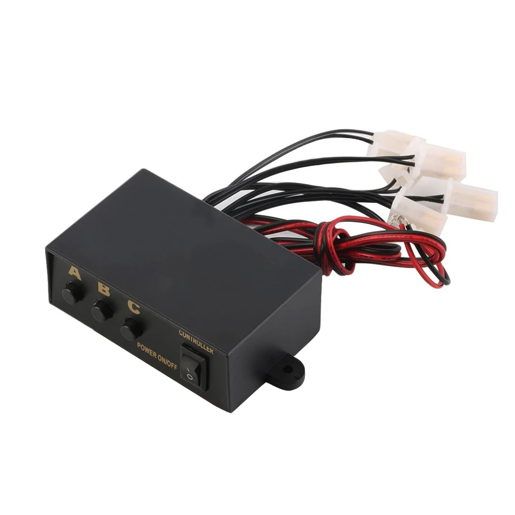 Emergency Flashing Controller Box 12V for Car Motorcycle 6 Ways LED Strobe Flash Light Lamp
Emergency Flashing Controller Box 12V for Car Motorcycle 6 Ways LED Strobe Flash Light Lamp