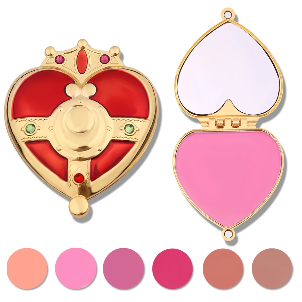 Sailor Moon Makeup Cheek Blush Mirror Powder 6 Color blusher different color Powder pressed Foundation Face Makeup Blusher
Sailor Moon Makeup Cheek Blush Mirror Powder 6 Color blusher different color Powder pressed Foundation Face Makeup Blusher