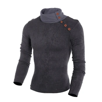 New Winter 2019 Fashion Men Pullovers Long Sleeve Male Knit Bottoming Turtle Neck Colorful Mens Sweaters Tops M-XXL
New Winter 2019 Fashion Men Pullovers Long Sleeve Male Knit Bottoming Turtle Neck Colorful Mens Sweaters Tops M-XXL