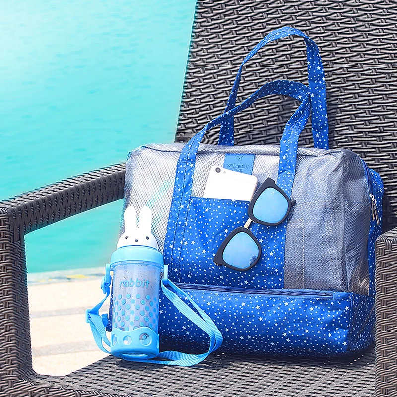 Beach Shoulder Bags Waterproof Swimming Mesh Bag Dry Wet Separate Handbags for Women Large Totes Handle Bag Yoga Storage Package
Beach Shoulder Bags Waterproof Swimming Mesh Bag Dry Wet Separate Handbags for Women Large Totes Handle Bag Yoga Storage Package