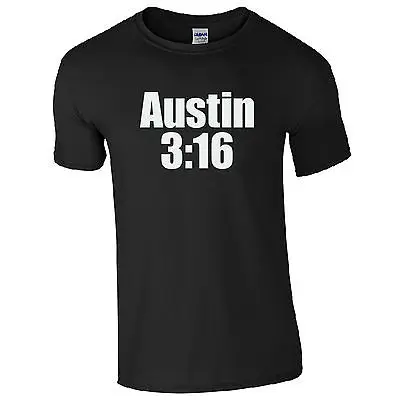 Stone Cold Steve Austin 3:16 T-Shirt - Wrestling Fan Inspired Kids Mens Gift Top men black tshirt summer sbz5375
Stone Cold Steve Austin 3:16 T-Shirt - Wrestling Fan Inspired Kids Mens Gift Top men black tshirt summer sbz5375