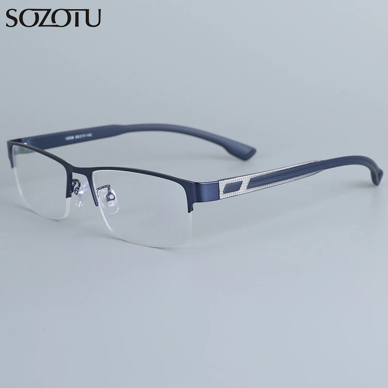 SOZOTU Eyeglasses Frame Men Computer Optical Prescription Myopia Nerd Clear Lens Eye Glasses Spectacle Frame For Male SZ12008
SOZOTU Eyeglasses Frame Men Computer Optical Prescription Myopia Nerd Clear Lens Eye Glasses Spectacle Frame For Male SZ12008