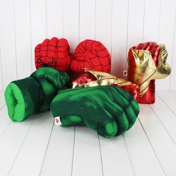 30cm New Iron Man 3 Ironman Incredible Hulk Smash Hands Spider Man Plush Gloves Performing Props Toys 3 styles
30cm New Iron Man 3 Ironman Incredible Hulk Smash Hands Spider Man Plush Gloves Performing Props Toys 3 styles