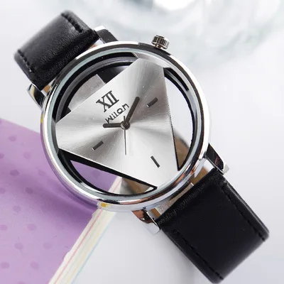 Transparent Triangle Fashion Quartz Watch Women Brand Delicate Hollow Watches Female Leather Band Wristwatch Relogio Feminino
Transparent Triangle Fashion Quartz Watch Women Brand Delicate Hollow Watches Female Leather Band Wristwatch Relogio Feminino