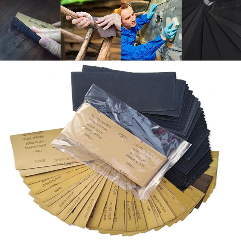 45pcs 80-10000 Grit Wet / Dry Polishing Sanding Paper Abrasive Sandpaper Sheets Surface Finishing Made Polishing Grinding Tools
45pcs 80-10000 Grit Wet / Dry Polishing Sanding Paper Abrasive Sandpaper Sheets Surface Finishing Made Polishing Grinding Tools