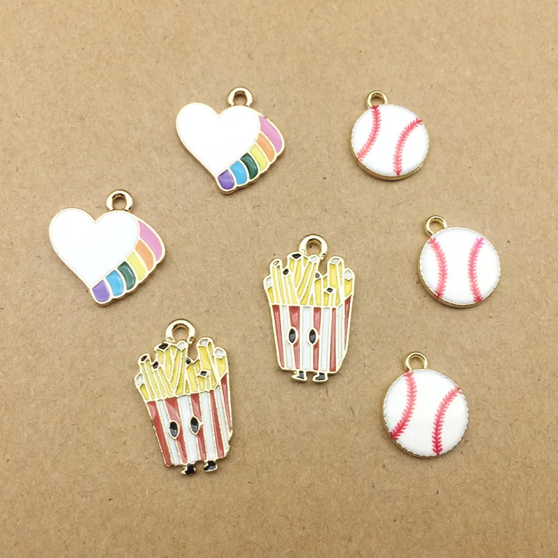 10pcs football charm heart charms chips charms for jewelry making earring pendant bracelet charm
10pcs football charm heart charms chips charms for jewelry making earring pendant bracelet charm