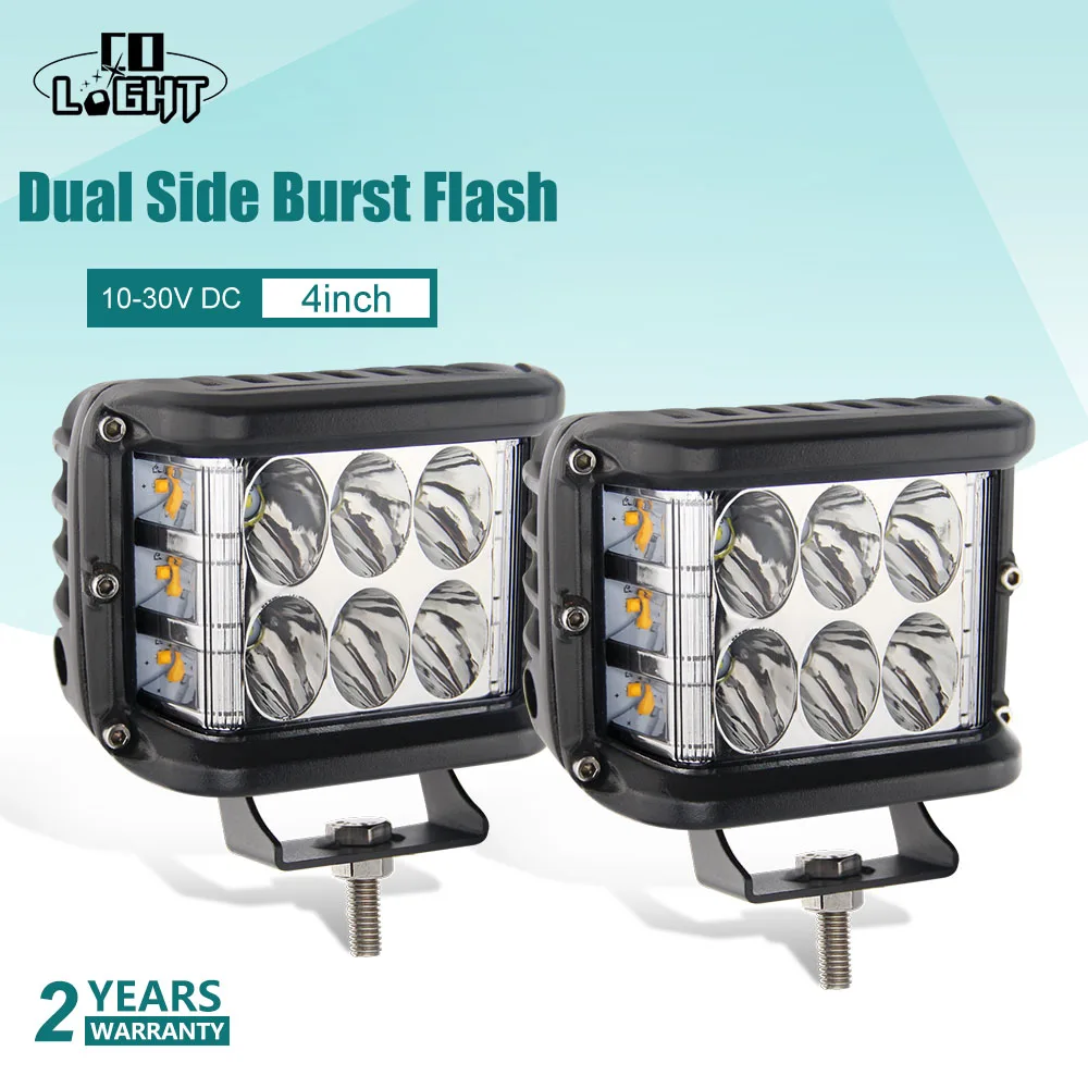 CO LIGHT 4" 72W 7D LED Light Bar Strobe Led Work Light Combo Auto Driving Offroad Led Bar for Truck Boat SUV ATV 4x4 4WD 12V 24V
CO LIGHT 4" 72W 7D LED Light Bar Strobe Led Work Light Combo Auto Driving Offroad Led Bar for Truck Boat SUV ATV 4x4 4WD 12V 24V