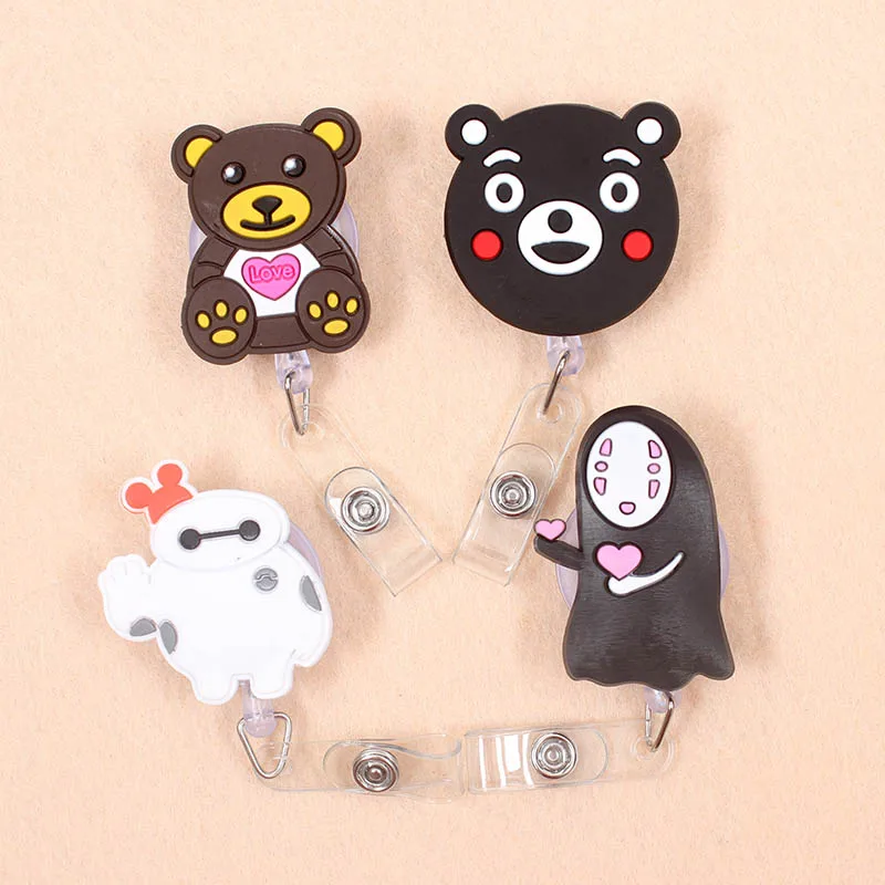1Pc Kumamoto Bear Retractable Badge Reel High quality silicone Student Nurse ID Name Card Badge Holder Office Supplies
1Pc Kumamoto Bear Retractable Badge Reel High quality silicone Student Nurse ID Name Card Badge Holder Office Supplies