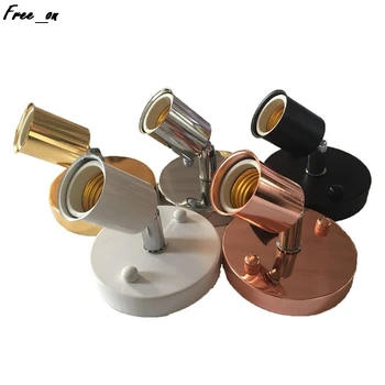 E27 Bulb Holder Modern Wall Lamps Sconces 180 Degrees Rotation Wall Lights Decor For Bar Restaurant Home
E27 Bulb Holder Modern Wall Lamps Sconces 180 Degrees Rotation Wall Lights Decor For Bar Restaurant Home