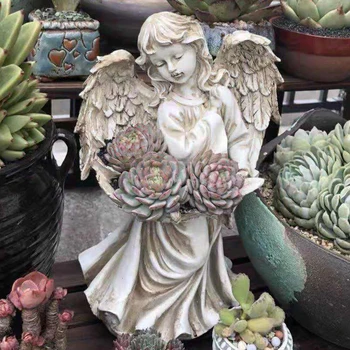 Europe Outdoor Garden Resin Angel Vase Decoration Craft Flower Pot Bird Feeder Storage Tray Goddess Villa Landscape Lawn Statues
Europe Outdoor Garden Resin Angel Vase Decoration Craft Flower Pot Bird Feeder Storage Tray Goddess Villa Landscape Lawn Statues