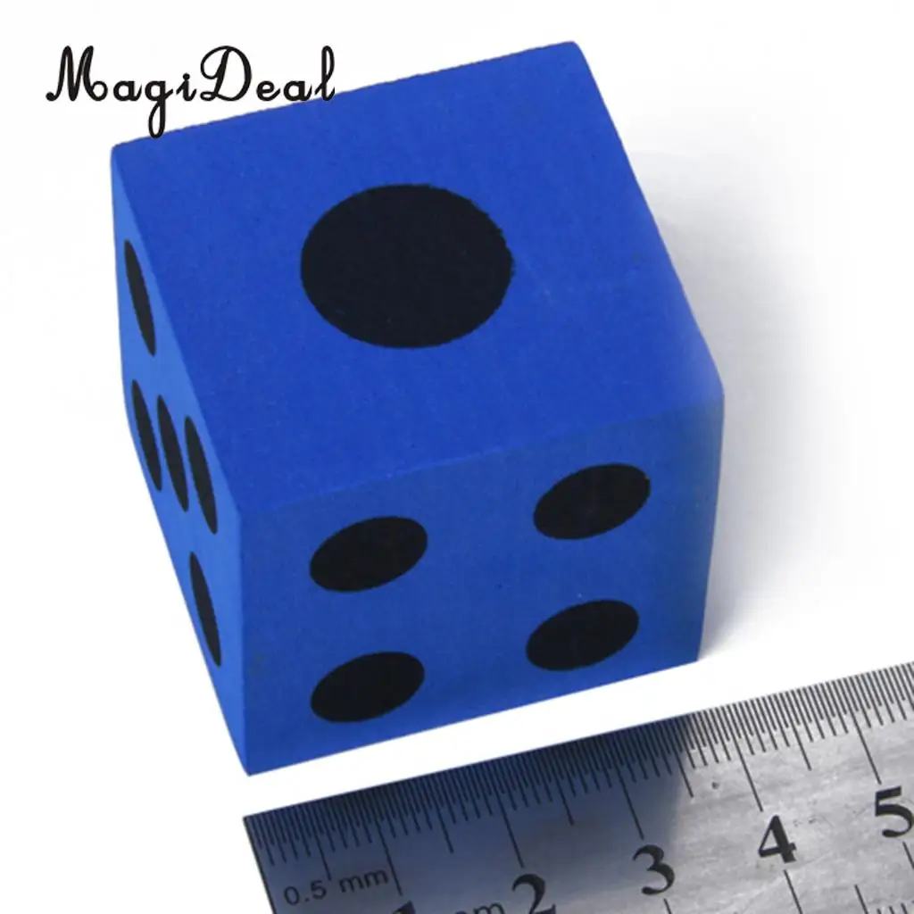 12Pcs/Set Soft Foam 6 Side Dices Maths Dice for Kids Children Learning Playing Games Classroom Teaching Aids Novelty Toys