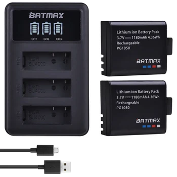 Batmax 2pc PG1050 Camera Battery+LED 3slots USB Charger for SJCAM SJ4000 WiFi SJ5000 WiFi Plus M10 SJ5000 plus SJ6000 SJ7000
Batmax 2pc PG1050 Camera Battery+LED 3slots USB Charger for SJCAM SJ4000 WiFi SJ5000 WiFi Plus M10 SJ5000 plus SJ6000 SJ7000