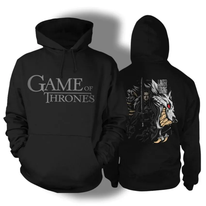Movie Game of Thrones Jon Snow Man Cosplay Costumes Pullover Hoody Print Hoodies Sweatshirts Fashion Coat
Movie Game of Thrones Jon Snow Man Cosplay Costumes Pullover Hoody Print Hoodies Sweatshirts Fashion Coat